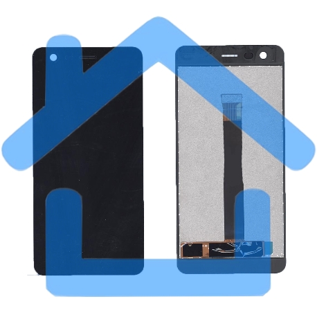 Дисплей для Nokia 2 черный-1