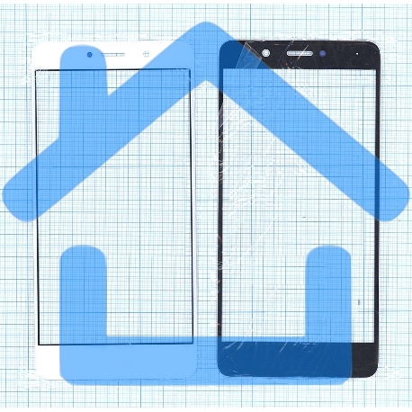 Стекло для Huawei Honor 6X / GR5 2017 белое-1