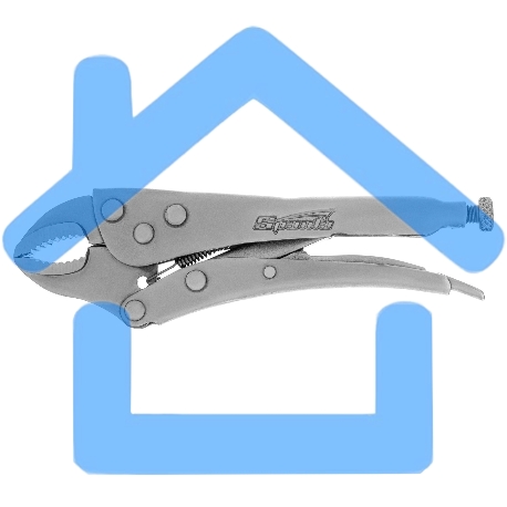 Зажим SPARTA 184205 ручной 180мм полукруглый захват-3