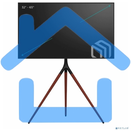 Стойка для ТВ и сенсорных панелей ONKRON TS1220 32