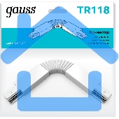 Коннектор для трековых шинопроводов Gauss гибкий (I) белый