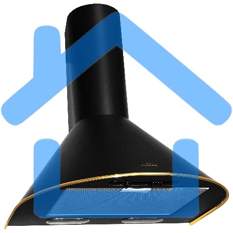 Вытяжка каминная Elikor Эпсилон 60П-430-П3Л черный/золотистый, 60 см, 430 куб. м/ч, 54 дБ-1