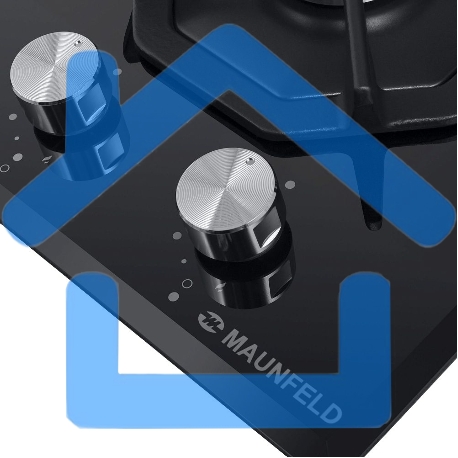 Газовая варочная поверхность Maunfeld EGHG.32.2CB\G черный-11