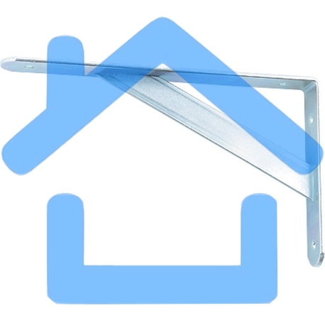 Кронштейн усиленный 300 х 200 х 30 х 4 мм, оцинкованный Сибртех