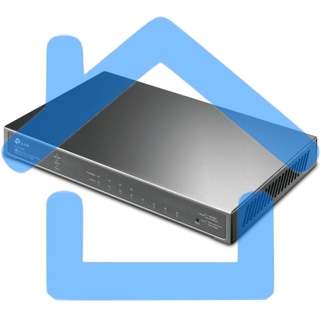 Коммутатор TP-Link JetStream 8-Port Gigabit Smart Switch with 4-Port PoE+, 4× Gigabit PoE+ Ports, 802.3at/af, 62 W PoE Power, Desktop Steel CaseIntegration with Omada SDN Controller, 802.1Q VLAN, STP/RSTP/MSTP, IGMP Snooping, 802.1p/DSCP QoS, ACL, 802.1x,-8