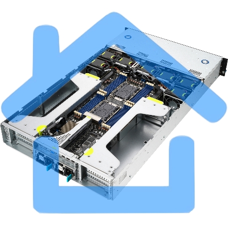 Серверная платформа Asus ESC4000-E10 up to 205W, 2x SFF8643 on the backplane, 2x 1600W PSU, (274285)-15