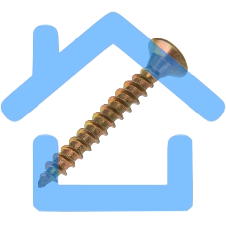 Саморез универсальный KRANZ 3х25, желтый цинк, упаковка поставщика ( 24 000 шт. )-4