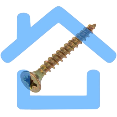 Саморез универсальный KRANZ 3х25, желтый цинк, упаковка поставщика ( 24 000 шт. )