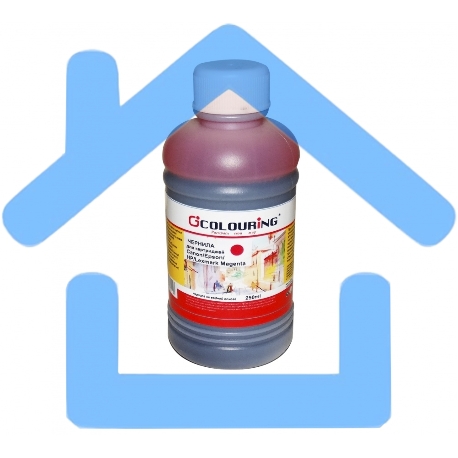 Чернила для принтеров Canon/Epson/HP/Lexmark Magenta 250 мл водн Colouring U