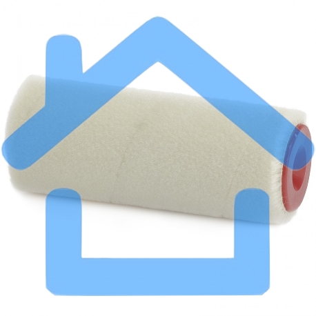 Миди-валик смен. для гладких поверхностей синтет, 100 мм ворс 4мм D 30 мм Dруч. 6 мм велюр MTX-1