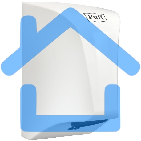 Сушилка для рук Puff 8809 850Вт белый-3