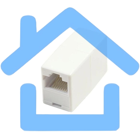 Проходной адаптер кат.5E UTP, RJ45-RJ45, тип Keystone Jack CS7-1C5EU ITK-2