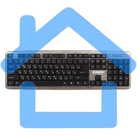 Клавиатура ExeGate LY-401 (EX264086RUS) проводная, USB, серебристый-3