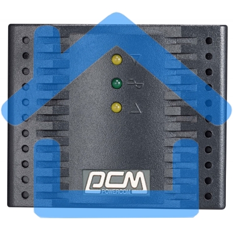 Стабилизатор напряжения Powercom TCA-2000 1000Вт 2000ВА черный