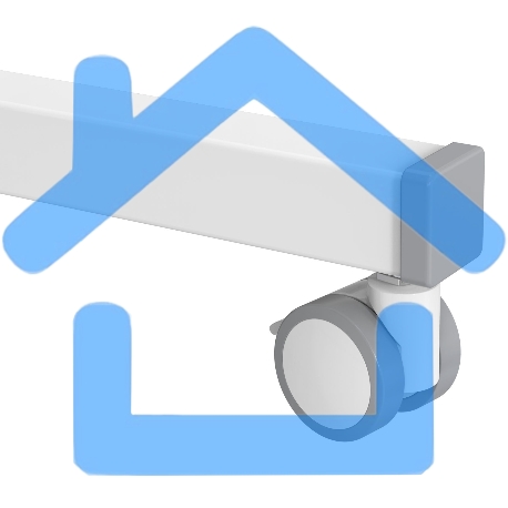 Стол для ноутбука Cactus VM-FDE103 столешница МДФ серый 91.5x56x123см (CS-FDE103WGY)-4