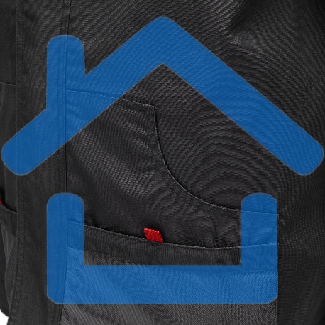 Куртка профессиональная рабочая, 65% полиэстер 35% хлопок, L// Denzel-15