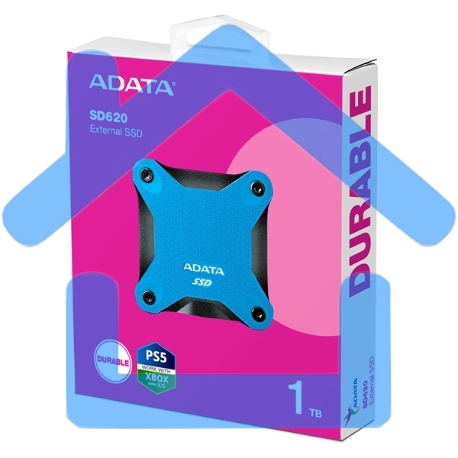 Внешний накопитель SSD 1Tb A-DATA SD620, External, USB 3.2, [R/W -550/500 MB/s] синий-8