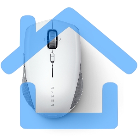 Мышь беспроводная Razer Pro Click Mini белый, 12000 dpi, радиоканал, Bluetooth, USB, кнопки - 7-7