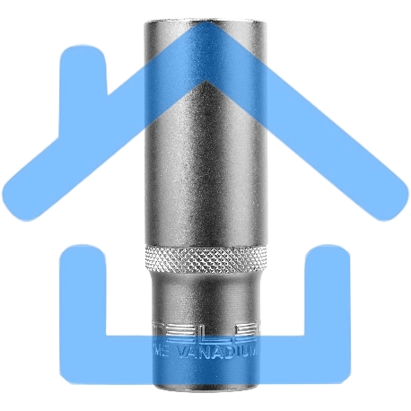 Головка торцевая удлиненная, 18 мм, 6-гранная, CrV, под квадрат 1/2