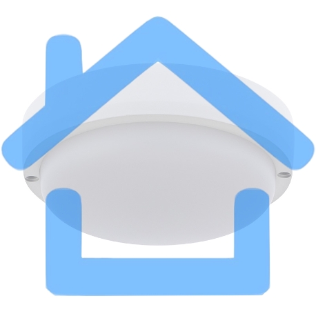 Светильник светодиодный пылевлагозащищенный Rexant ЖКХ-01 круг 12 Вт 1000 Лм IP65 155 мм 6500 K с микроволновым датчиком движения-1