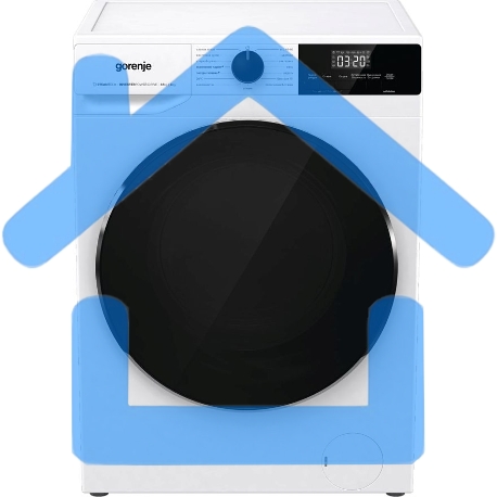 Стирально-сушильная машина Gorenje W1D2A164ADS (20010443) белый загр. фронтальная макс.: 10 кг 1400об/мин класс: А-2