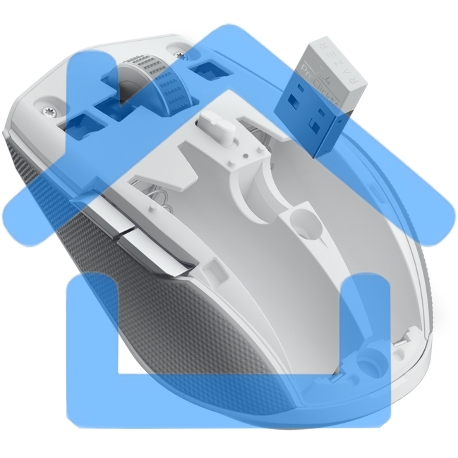 Мышь беспроводная Razer Pro Click Mini белый, 12000 dpi, радиоканал, Bluetooth, USB, кнопки - 7-4