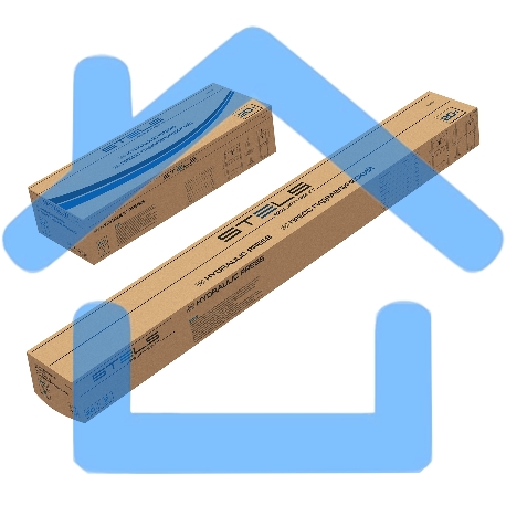 Пресс гидравлический с манометром, 20 т (комплект из 2 частей) Stels