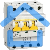 Выключатель автоматический дифференциального тока 4п (3P+N) C 10А 30мА тип A 6кА АВДТ-34 ИЭК MAD22-6-010-C-30