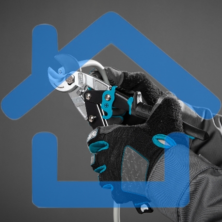 Кабелерез GROSS 78450 piranha 240мм двухкомпонентные рукоятки диаметр кабеля до 14мм-2