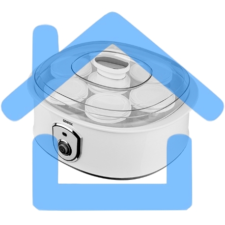 Йогуртница Centek CT-1442 15 Вт, 200 мл, емкостей - 7 шт, материал баночек - стекло, белый-1