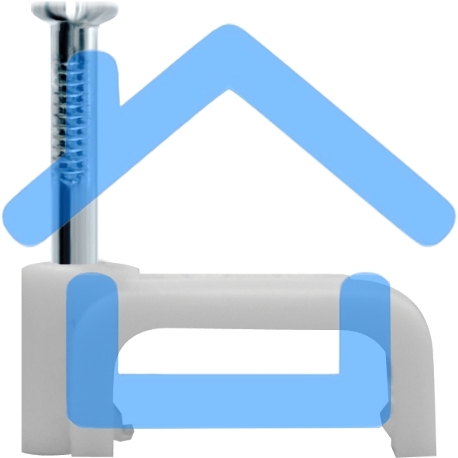 Скоба креп. прям. d9 с гвозд. NCS-09-50 (уп.50шт) Navigator 71084