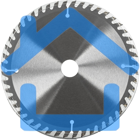 Диск пильный по дереву 160х20 мм,48 зубьев+кольцо 16/20-5