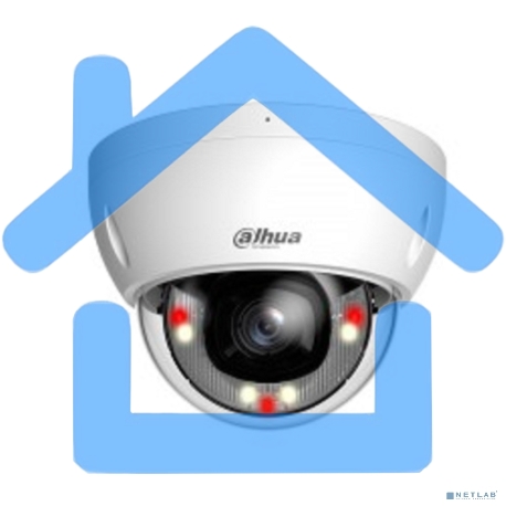 Уличная купольная IP-видеокамера DAHUA DH-IPC-HDBW2449EP-S-IL-0280B Smart Dual Light с ИИ 4Мп, 1/2.9” CMOS, объектив 2.8мм, видеоаналитика, ИК до 30м, LED до 30м, IP67, корпус: металл-4