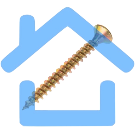 Саморез универсальный KRANZ 3.5х35, желтый цинк, упаковка поставщика ( 12 000 шт. )