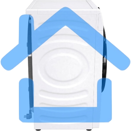 Стирально-сушильная машина Gorenje W1D2A164ADS (20010443) белый загр. фронтальная макс.: 10 кг 1400об/мин класс: А-19