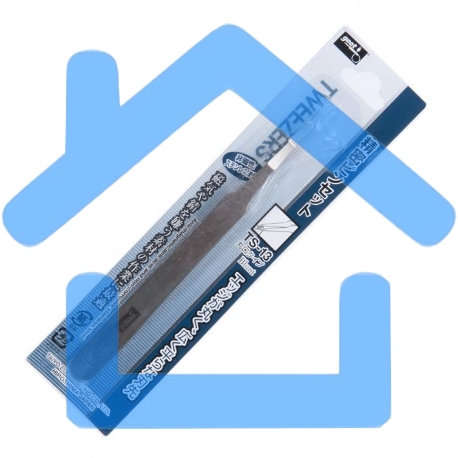 Пинцет прямой Goot TS-13 нерж.сталь (закругленный) антимагнитный, Япония