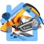 Рубанок Deko DKEP1400W 1400Вт 110мм 15000об/мин