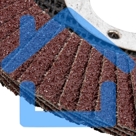 Круг лепестковый торцевой Matrix, P 100, 115 х 22,2 мм