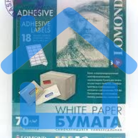 Самоклеящаяся бумага LOMOND универсальная для этикеток, A4, 18 делен. (66.7 x 46 мм), 70 г/м2, 50 листов-1