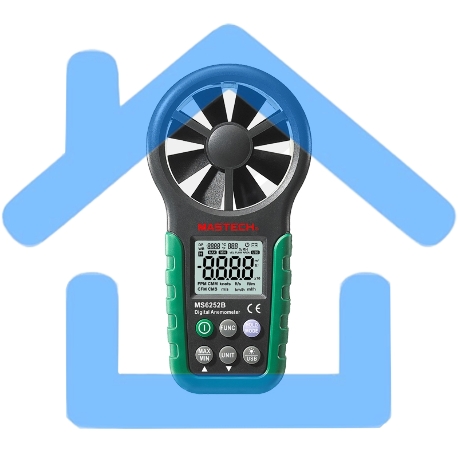 Цифровой анемометр MS6252B MASTECH-1