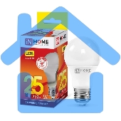 Лампа светодиодная IN HOME LED-A65-VC 25Вт 230В Е27 3000К 2250Лм 4690612024066