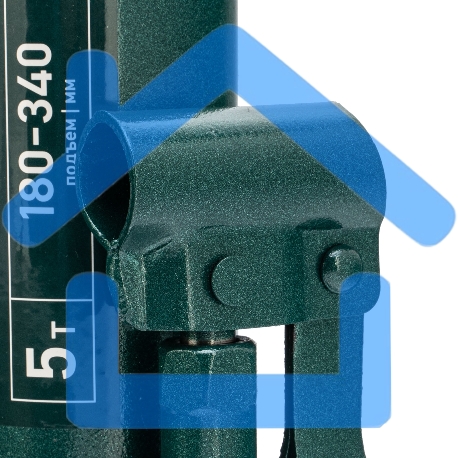 Домкрат гидравлический Сибртех бутылочный, 5т, 180-340мм, в пласт. кейсе-8