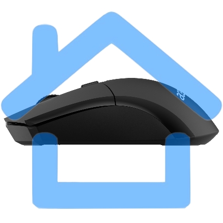 Комплект клавиатура + мышь Acer OKR120 клав:черный мышь:черный USB беспроводная Multimedia-11