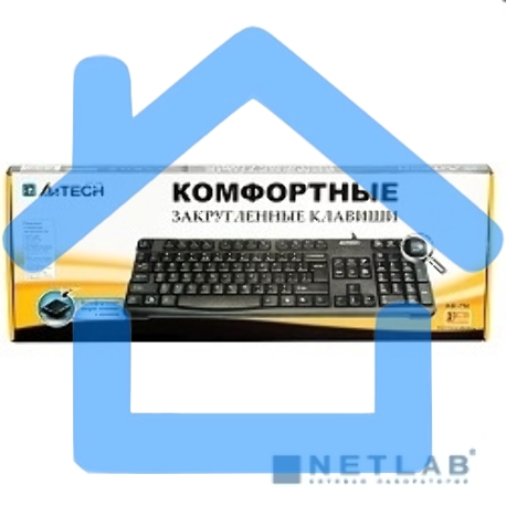 Клавиатура A4Tech KR-750 черный USB-3