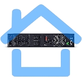 Источник бесперебойного питания СайберЭлектро ИБП ЭКСПЕРТ-II-1000Р Онлайн, Стойка/Напольный 1000ВА/1000Вт. USB/RS-232/SNMP Slot/EPO/RJ-11/RJ-45 (8 IEC С13) (12В /9А·ч. х 2 LEOCH) 2U