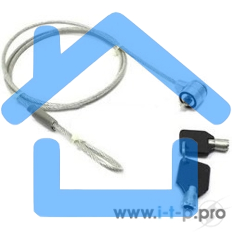 Аксессуар к ноутбуку CBR CL-10 Тросик для ноутбука, Kensington Lock, на ключе, 1.2м, блистер, RTL,00000000174-2