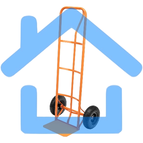 Тележка ручная СИБРТЕХ 2-х колесная НТ1805, г/п 150кг, п/н колеса d260мм, платформа 350x235 Сибртех 68931-5