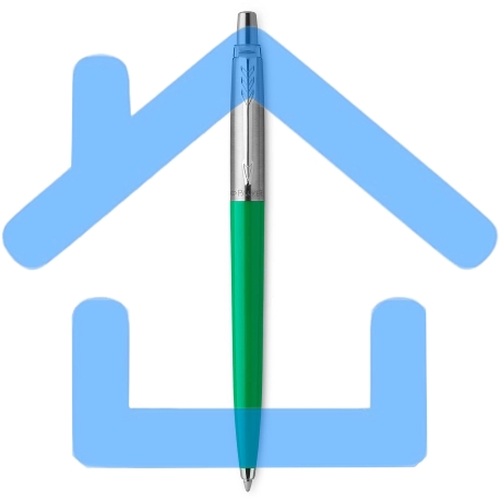 Ручка шариковая Parker Jotter Originals (CW2076058) Green CT M, синие чернила, блистер-1