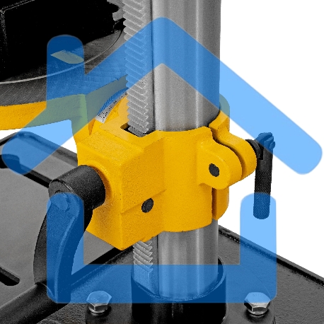 Станок сверлильный Denzel радиальный DDM-550R, 550 Вт, 16 мм, 12 ск., настольный-14