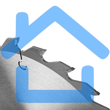 Пильный диск по дереву ф210 х 32 мм, 24 зуба + кольцо 32/30мм Gross-5